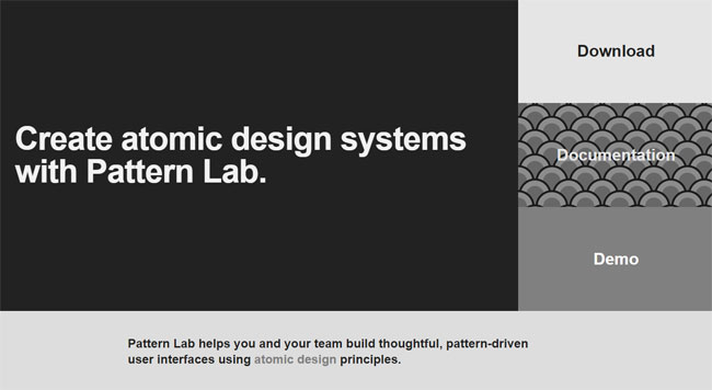 ابزار طراحی سایت Pattern lab