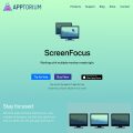 ابزار مدیریت مانیتور و طراحی سایت ScreenFocus