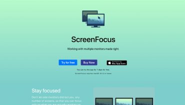 ابزار مدیریت مانیتور و طراحی سایت ScreenFocus